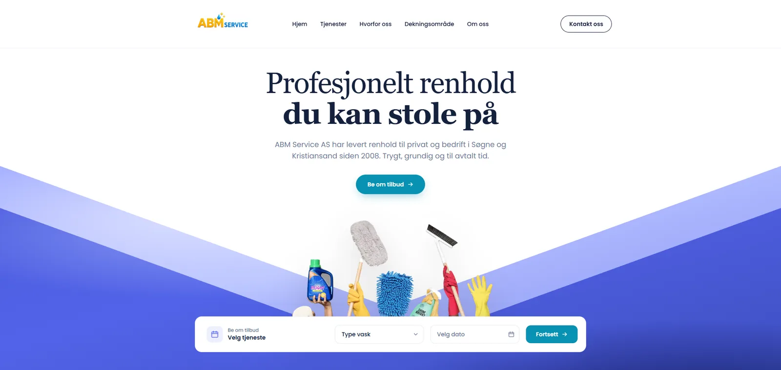 Forsiden til ABM Service